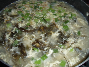 カキと岩海苔の雑炊