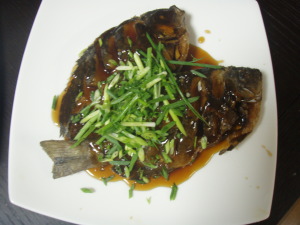 グレの黒酢あんかけ