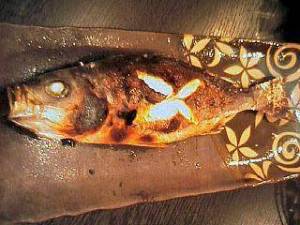 イサキの塩焼き